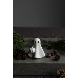 Jesenná dekorácia Sam Ghost White 8 cm