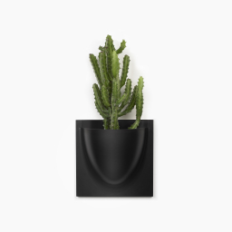 Nástenný kvetináč VertiPlants BIO Black 30 cm