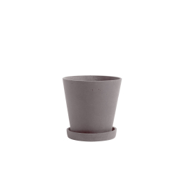 Kvetináč Flowerpot s podmiskou Plum M