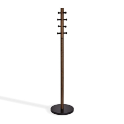 Stojací vešiak Pillar Coat Rack tmavo hnedý