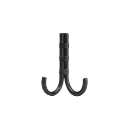 Dvojháčik Bamboo hanger Black