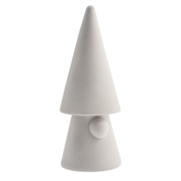 Keramická dekorácia Santa Evert Light Grey 15 cm