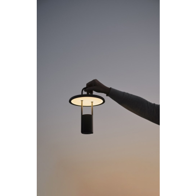                             Prenosná LED lampa Pier Black 25 cm                        