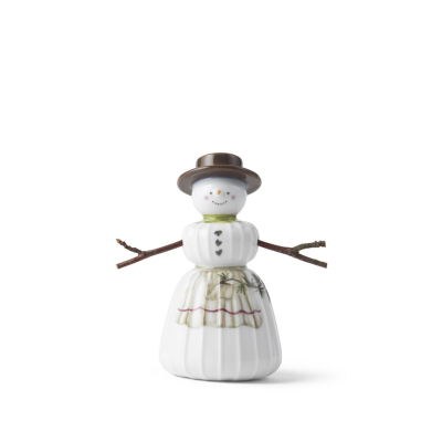                             Vianočná porcelánová dekorácia Snowwoman 11 cm                        