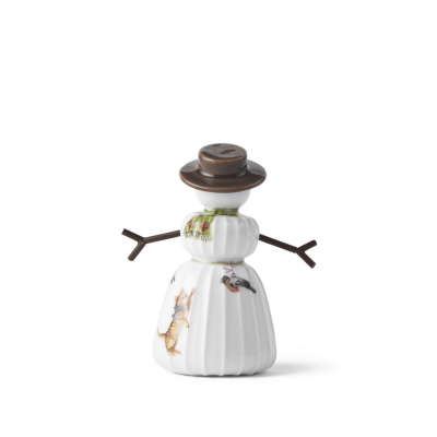                             Vianočná porcelánová dekorácia Snowwoman 11 cm                        