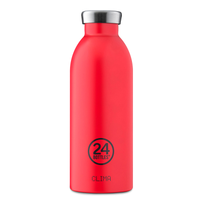 Nerezová termo fľaša Clima Hot Red 500ml                    