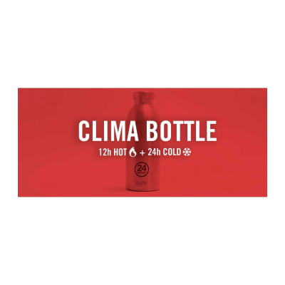                             Nerezová termo fľaša Clima Hot Red 500ml                        