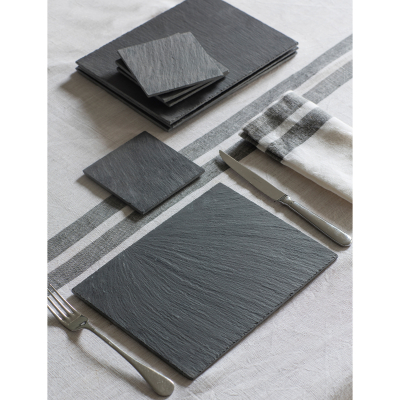                             Bridlicové podtácky Slate – 4 ks                        