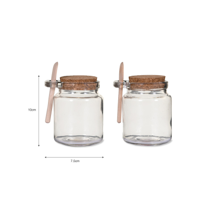                             Set dvoch koreničiek s lyžičkou Sprinkle Jars                        