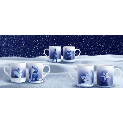                             Porcelánový hrnček Blue Christmas vojačik                        