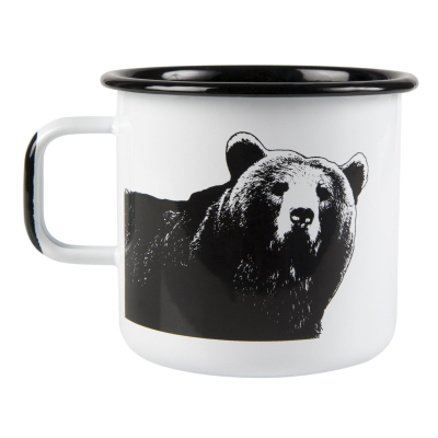                             Smaltovaný hrnček Nordic Bear 8 dl                        