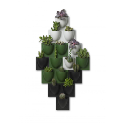                             Nástenný kvetináč VertiPlants Grey 15 cm                        