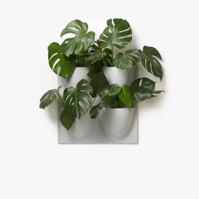                             Nástenný kvetináč VertiPlants BIO Grey 30 cm                        