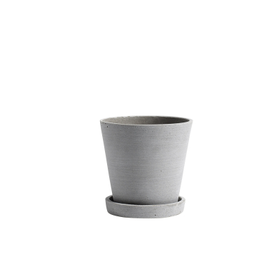 Kvetináč Flowerpot s podmiskou Grey M                    