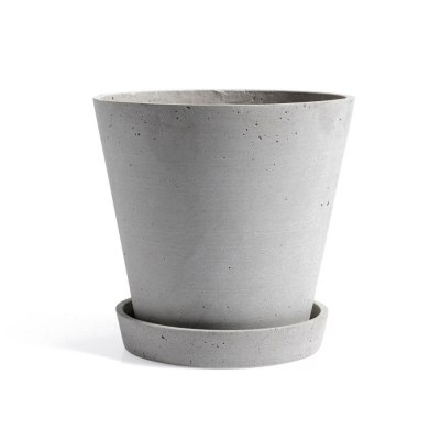 Kvetináč Flowerpot s podmiskou Grey XXL                    