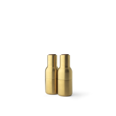                             Mlynčeky Bottle Brushed Brass – set 2 ks                        