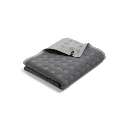 Prikrývka Mega Dot Dark Grey 245 x 235 cm                    