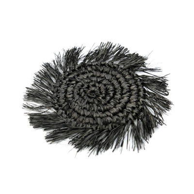 Podtácok Raffia Coaster Black 10 cm                    