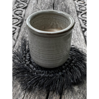                             Podtácok Raffia Coaster Black 10 cm                        