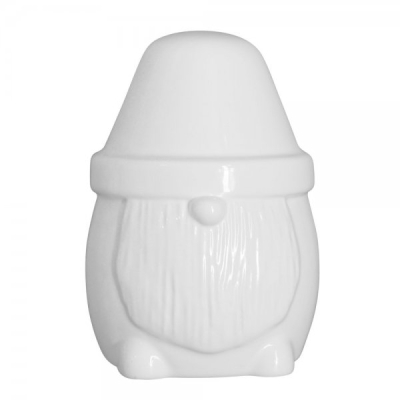 Keramická dekorácia Mister Santa White 14,5 cm                    