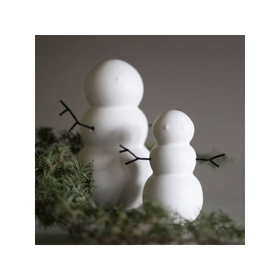                             Keramický snehuliak Snowman White 16,5 cm                        